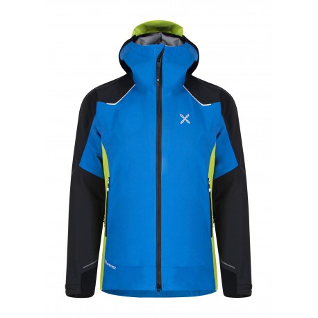 MONTURA TRIBUTE JACKET CELESTE/VERDE LIME