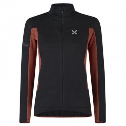MONTURA STRETCH MIND MAGLIA WOMAN NERO/BLU CENERE