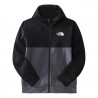 THE NORTH FACE Felpa Slacker da bambino con cappuccio e cerniera integrale VANADIS GREY