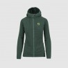KARPOS ROCCHETTA W HOODIE FLEECE JUNGLE GREEN