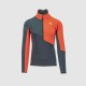 KARPOS FEDERA HALF-ZIP FLEECE BLACK/INDIA INK/GRENADINE