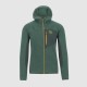 KARPOS 80'S HOODIE FLEECE SMOKE PINE/JUNGLE GREEN