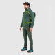 KARPOS 80'S HOODIE FLEECE SMOKE PINE/JUNGLE GREEN