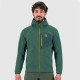 KARPOS 80'S HOODIE FLEECE SMOKE PINE/JUNGLE GREEN