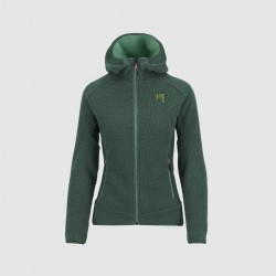 KARPOS 80'S HOODIE W FLEECE JUNGLE GREEN