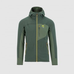 KARPOS MEZZODI HOODIE FLEECE JUNGLE GREEN/SMOKE PINE