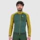 KARPOS ODLE FLEECE JUNGLE GREEN/GOLD FLAKE