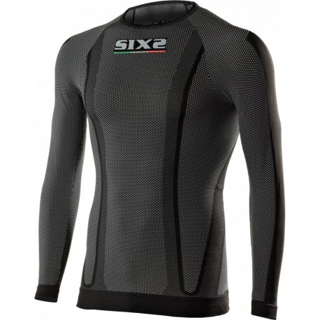 SIXS Girocollo maniche lunghe KIDS BLACK CARBON