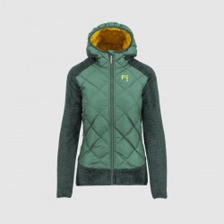 KARPOS MARMAROLE W JACKET FROSTY S./JUNGLE GREEN