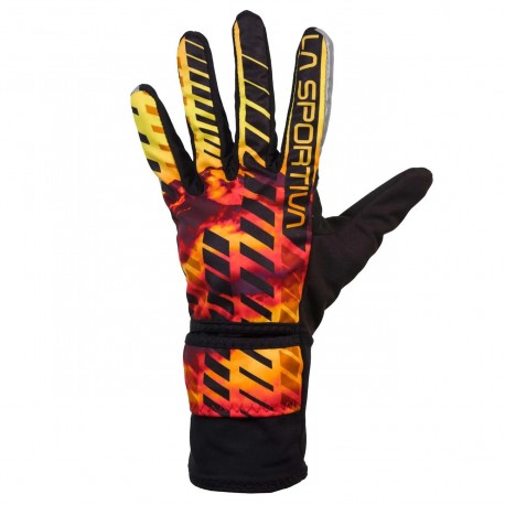 La Sportiva Winter Running Gloves Evo M black/yellow