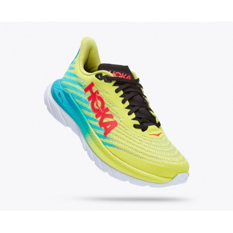 HOKA MACH 5 evening primrose / scuba blue