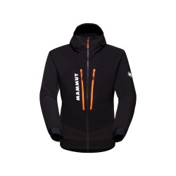 MAMMUT Aenergy SO Hybrid Hooded Jacket Men Black-vibrant orange