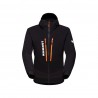 MAMMUT Aenergy SO Hybrid Hooded Jacket Men Black-vibrant orange