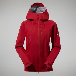 BERGHAUS Women's MTN Seeker GTX Jacket - Dark Red/Red
