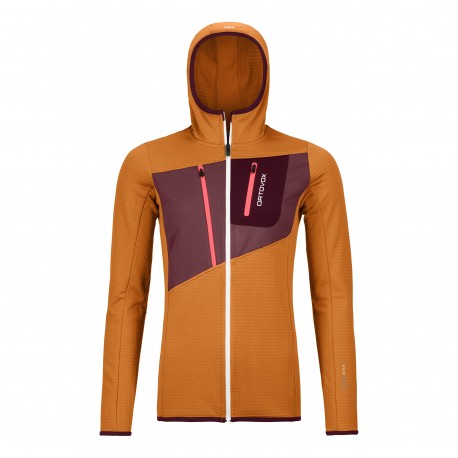 ORTOVOX FLEECE GRID HOODY W SLY FOX