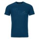 ORTOVOX 185 MERINO TANGRAM LOGO TS M PETROL BLUE