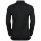 ODLO Top intimo a collo alto con mezza zip Active Warm Eco a manica lunga per bambini  BLACK