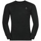 ODLO Top baselayer a manica lunga Active Warm Eco da uomo BLACK