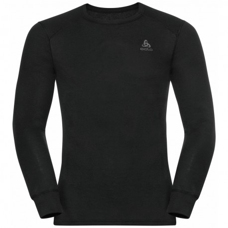 ODLO Top baselayer a manica lunga Active Warm Eco da uomo BLACK