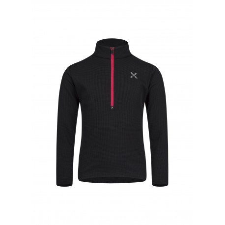 MONTURA THERMIC MAGLIA KIDS NERO/ROSA SUGAR