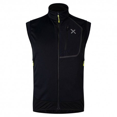 MONTURA WIND SONIC VEST NERO/GIALLO FLUO