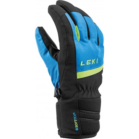 Leki MAX JUNIOR guanti black/lime/white