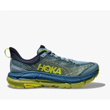 HOKA MAFATE SPEED 4 Stone Blue / Dark Citron