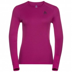 Odlo Top baselayer a manica lunga Active Warm Eco da donna Festival Fuchsia