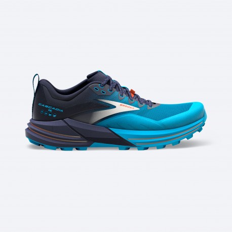 Brooks CASCADIA 16 Scarpe Trail Uomo  Black/Fiery Red/Blazing Yellow