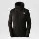 THE NORTH FACE GIACCA STRATO INTERMEDIO CON CAPPUCCIO E CERNIERA INTEGRALE DA DONNA TNF Black-Asphalt Grey