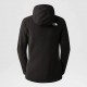 THE NORTH FACE GIACCA STRATO INTERMEDIO CON CAPPUCCIO E CERNIERA INTEGRALE DA DONNA TNF Black-Asphalt Grey