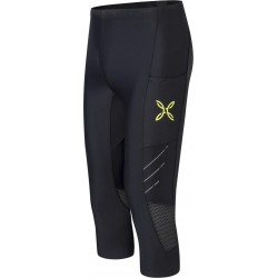 Montura RUN BLINK 3/4 PANTS nero/giallo fluo