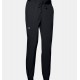 UNDER ARMOUR Pantaloni UA Armour Sport Woven da donna Black / Metallic Silver
