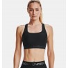 UNDER ARMOUR Reggiseno sportivo Armour® Mid Crossback da donna BLACK/JET GREY