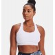 UNDER ARMOUR Reggiseno sportivo Armour® Mid Crossback da donna white/halo gray