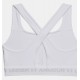 UNDER ARMOUR Reggiseno sportivo Armour® Mid Crossback da donna white/halo gray