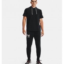 UNDER ARMOUR Jogger UA Rival Terry da uomo Black / Onyx White