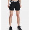 Under Armour Short UA Play Up 2-in-1 da donna Black / White