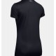 UNDER ARMOUR Maglia con collo a V UA Tech™ da donna Black / Metallic Silver
