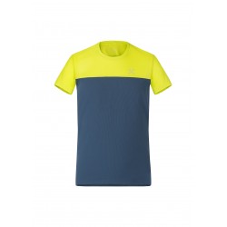 MONTURA OUTDOOR 20 T-SHIRT KIDS blu cenere/verde lime