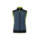 MONTURA WIND REVOLUTION VEST KIDS BLU CENERE/VERDE LIME
