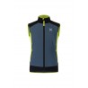 MONTURA WIND REVOLUTION VEST KIDS BLU CENERE/VERDE LIME