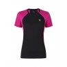 MONTURA SLIDING T-SHIRT WOMAN NERO/INTENSE VIOLET