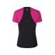 MONTURA SLIDING T-SHIRT WOMAN NERO/INTENSE VIOLET