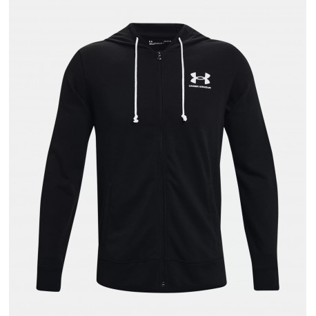 UNDER ARMOUR UA Rival Terry Full Zip da uomo BLACK