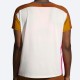 BROOKS Sprint Free Short Sleeve 2.0 Lightest Sky/Ochre/Fuchsia