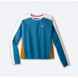 BROOKS Sprint Free Long Sleeve 2.0  Pacific/Lightest Sky/Ochre