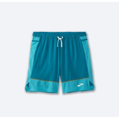 BROOKS HIGH POINT 7'' 2IN1 SHORT Hyper Blue/Mist/Pacific
