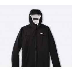 BROOKS High Point Waterproof Jacket Giacca Running da Uomo BLACK