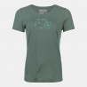 ORTOVOX 120 COOL TEC LEAF LOGO TS T-SHIRTS arctic grey